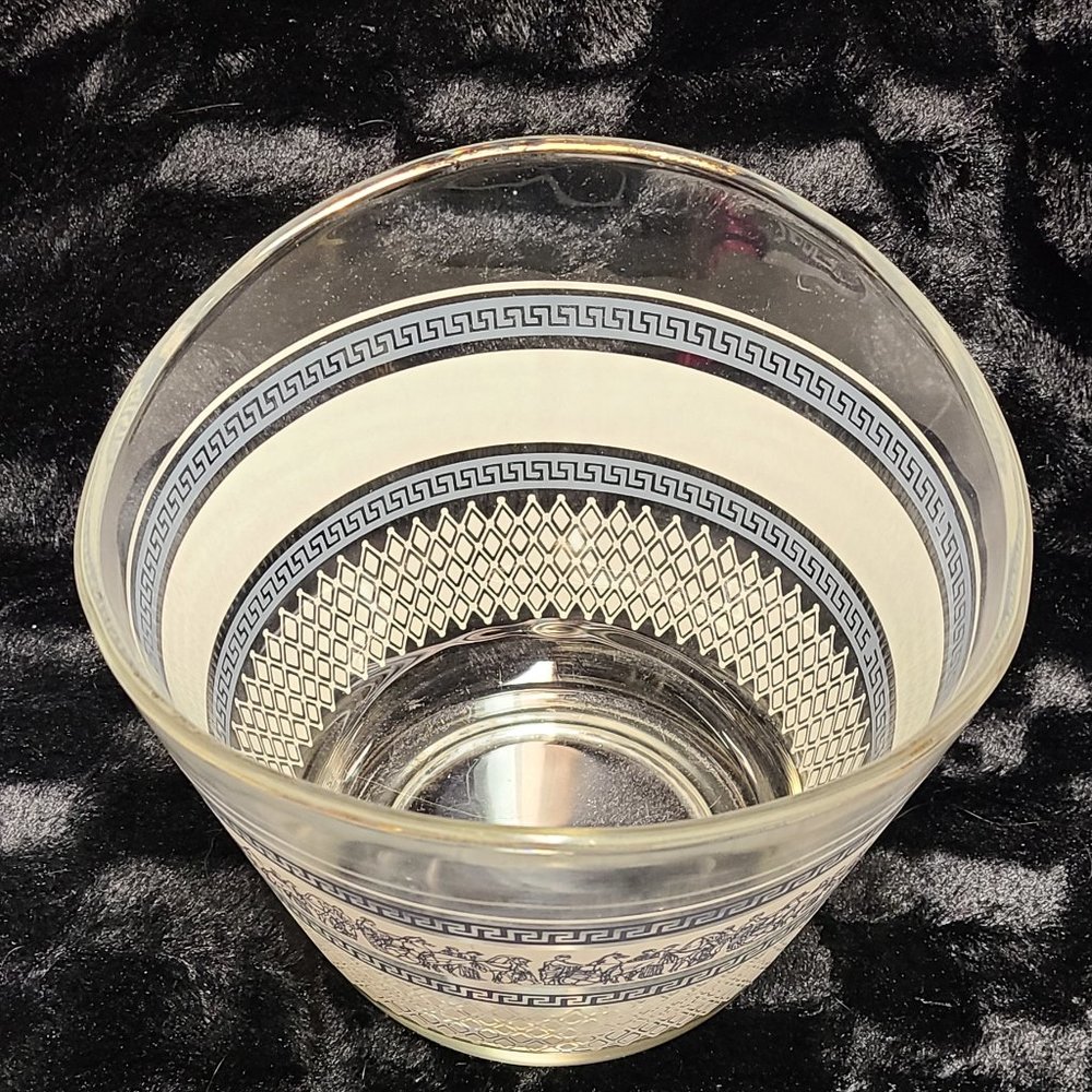 Jeanette Glass Greek Key Patrician Bowl